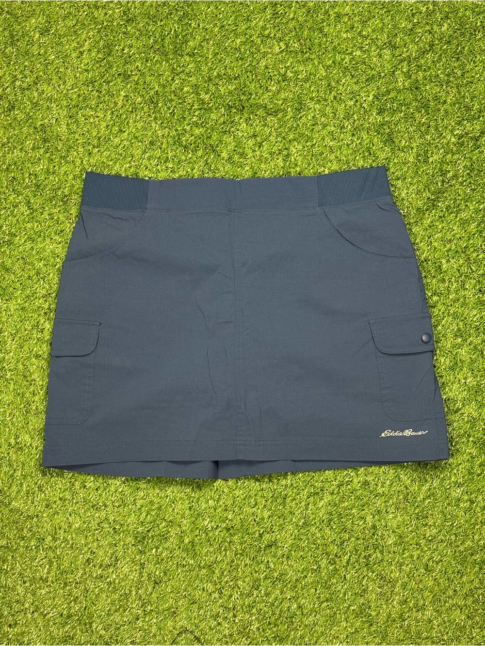 Eddie Bauer Dark Blue Active Skort with Rib Waistband